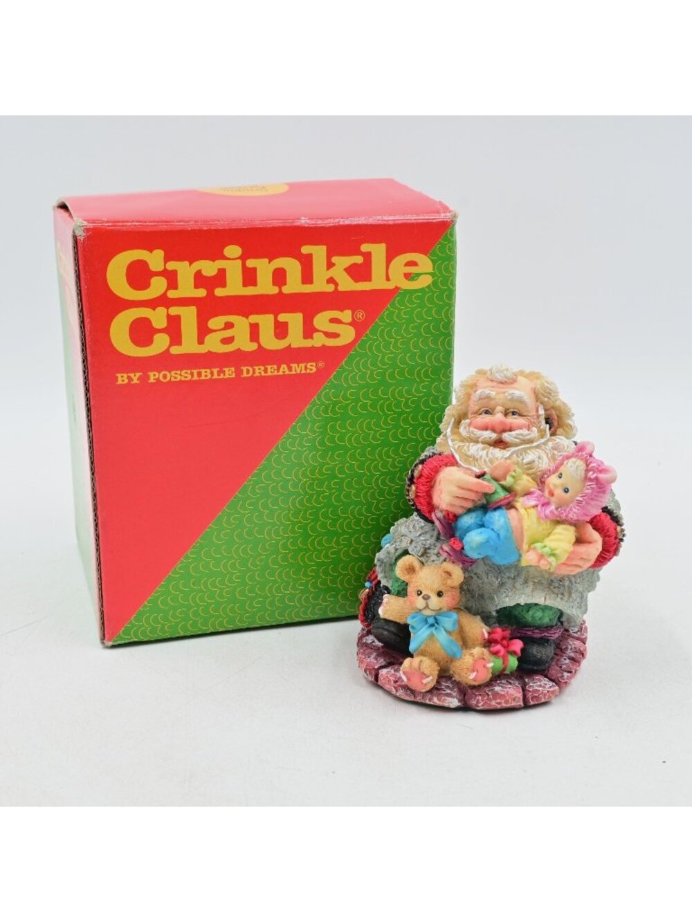 Possible Dreams Crinkle Claus Crinkle Claus Santa Figurine #659500 Vintage1996